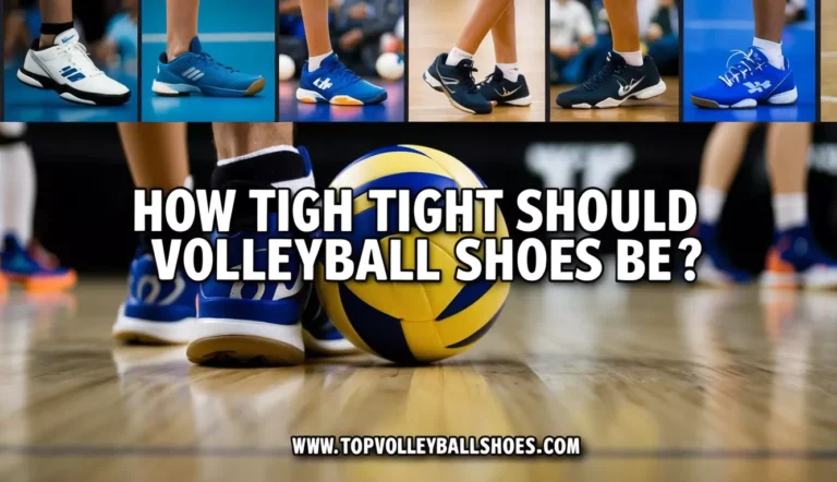 How Tight Should Volleyball Shoes Be? Comprehensive Fit Guide